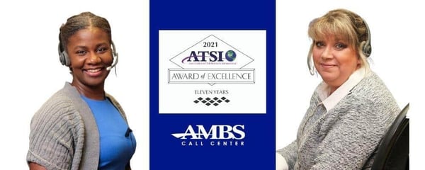 Award of Excellence 2021 Ambs Call Center