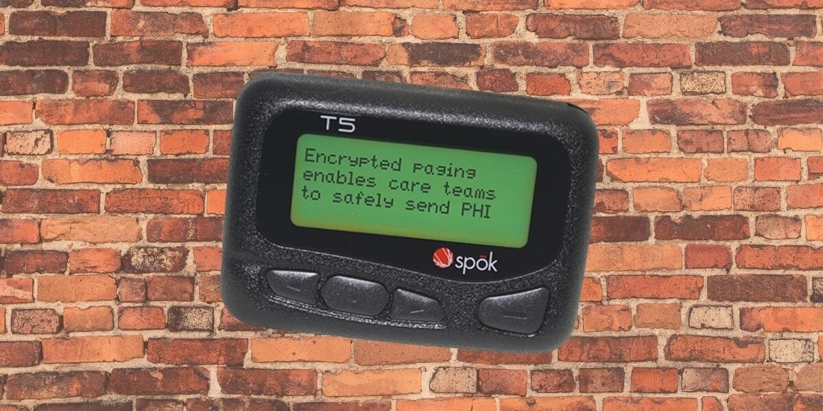 hipaa compliant pager spok